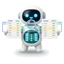Mascotte de l'outil Comparaison — écarts entre livraisons